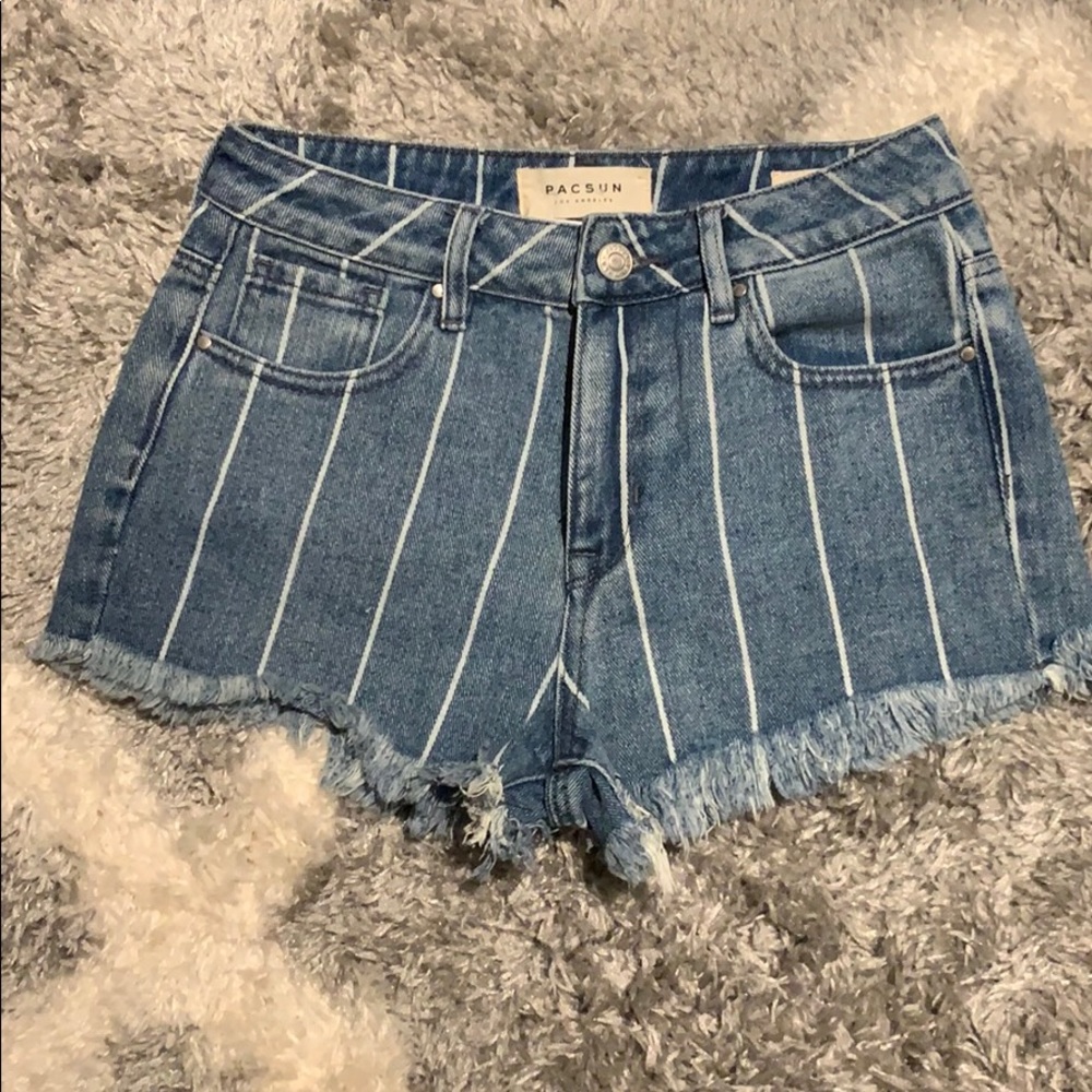 Denim shorts